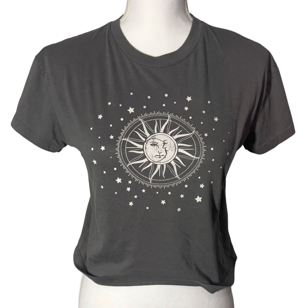 Art‎ Class Gray Celestial Sun & Moon Graphic Tee – Youth Large (10/12)